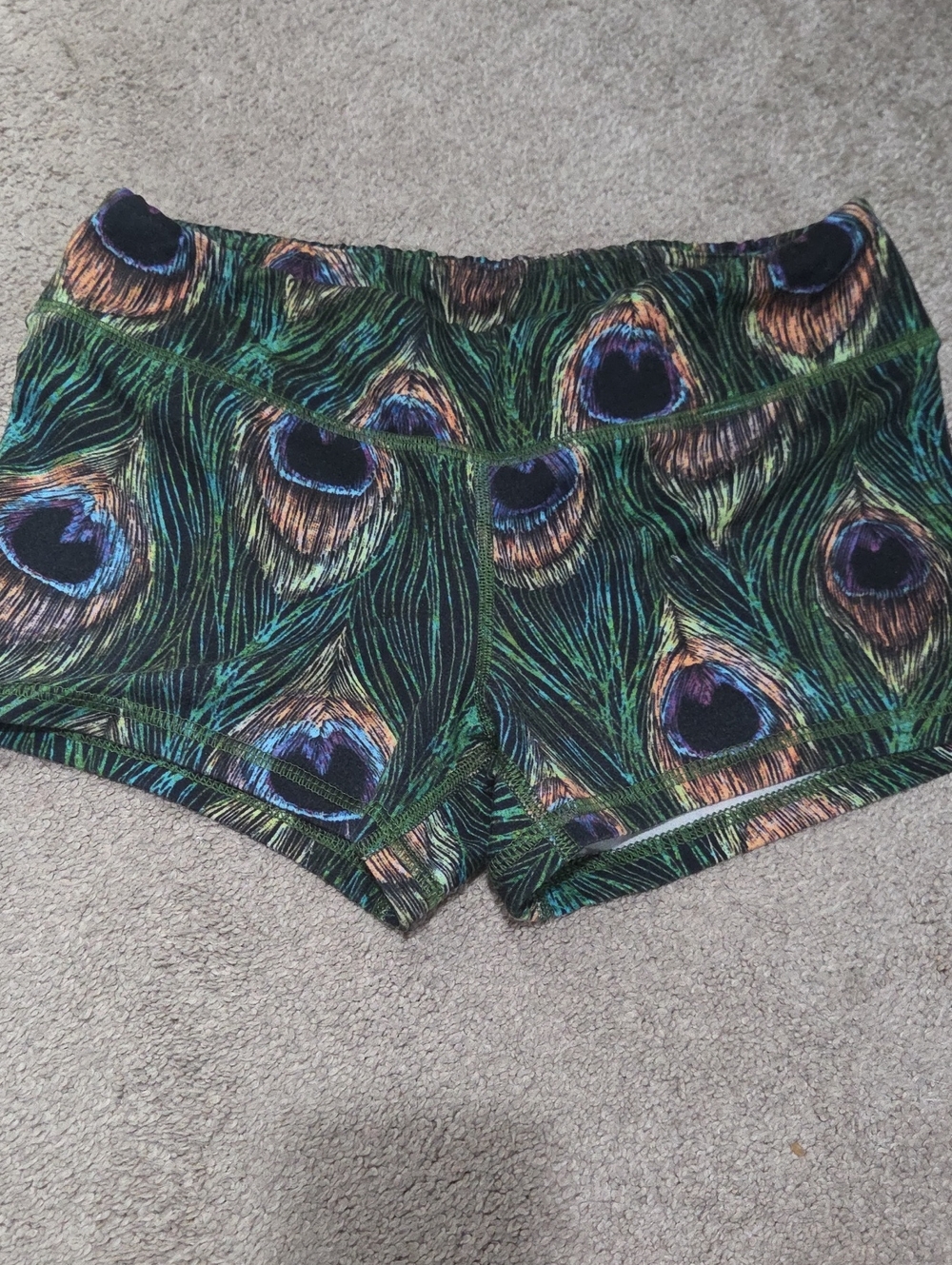 Fleo x Doughtnuts & Deadlifts Peacock Shorts